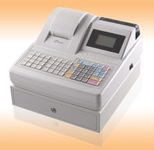 广州天河岗顶中崎电子收款机ZQ ECR1000AF与城市招贴平台的应用